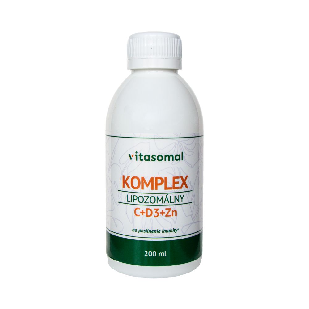 Lipozomální komplex C+D3+Zn Vitasomal 200ml