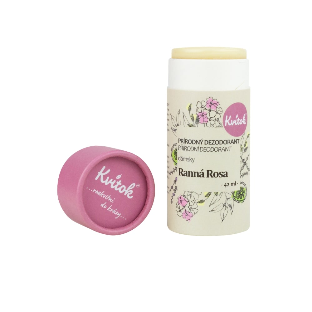 Kvitok Ranná rosa Ranní rosa krémový dezodorant pre citlivú pokožku 42 ml
