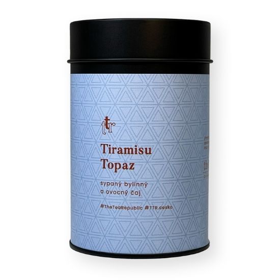 Levně Sypaný čaj Tiramisu Topaz v dóze The Tea Republic 75g