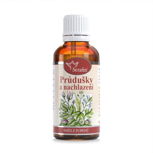 Priedušky a prechladnutie - tinktúra zo zmesi Serafin 50ml