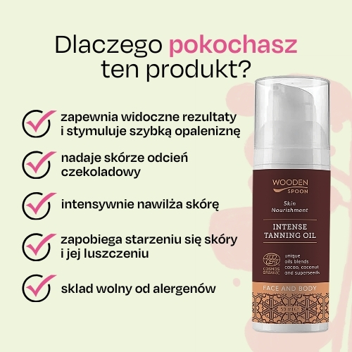 Olejek do intensywnego opalania Wooden Spoon 50ml