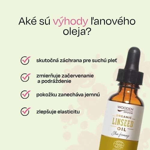 Ľanový olej Wooden Spoon 30 ml