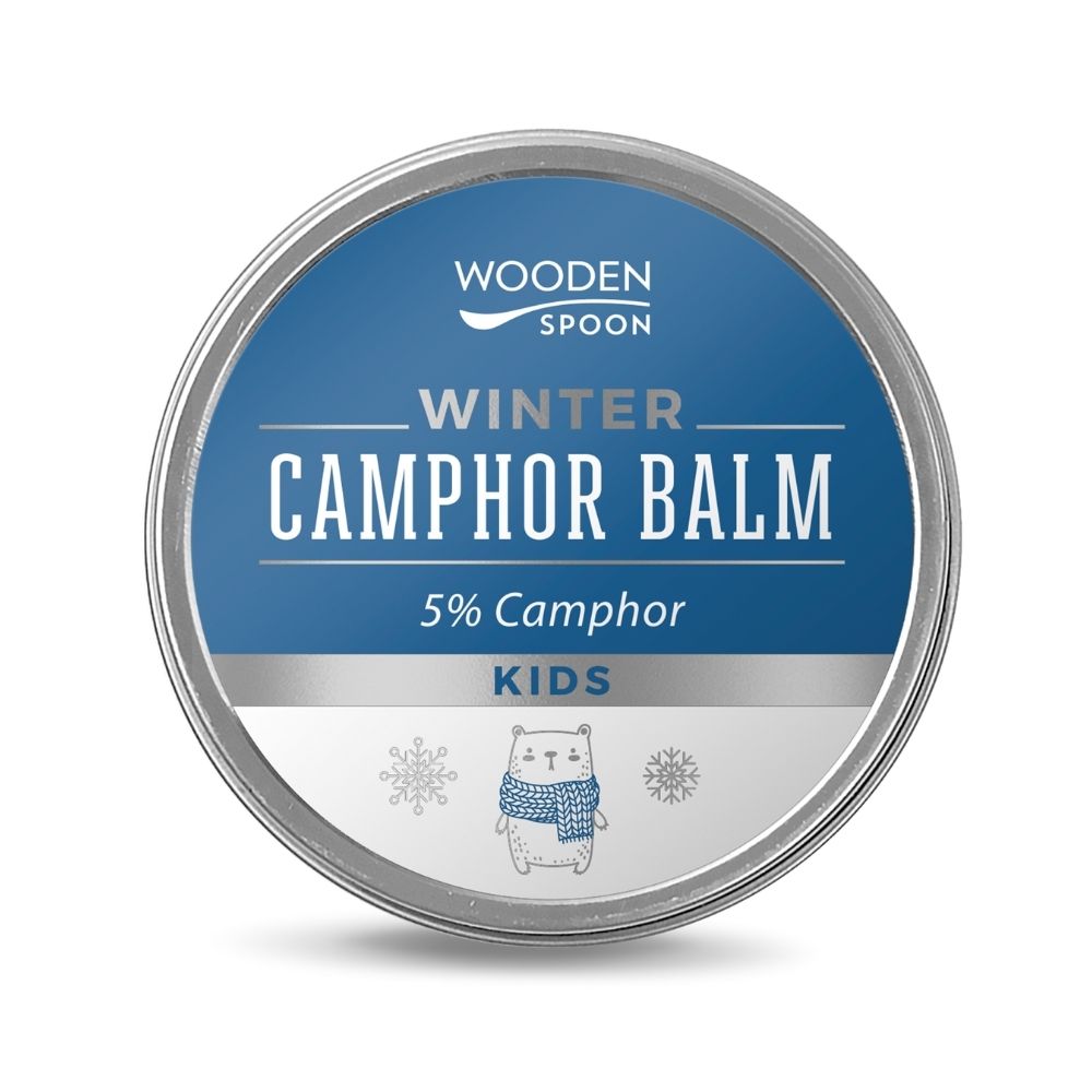 Zimný balzám pre deti s gáfrom 5% WoodenSpoon 60 ml