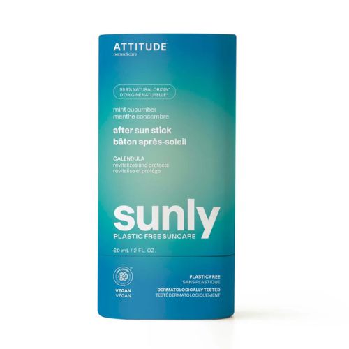 Upokojujúci krém po opaľovaní ATTITUDE Sunly s mätou a uhorkou 60g