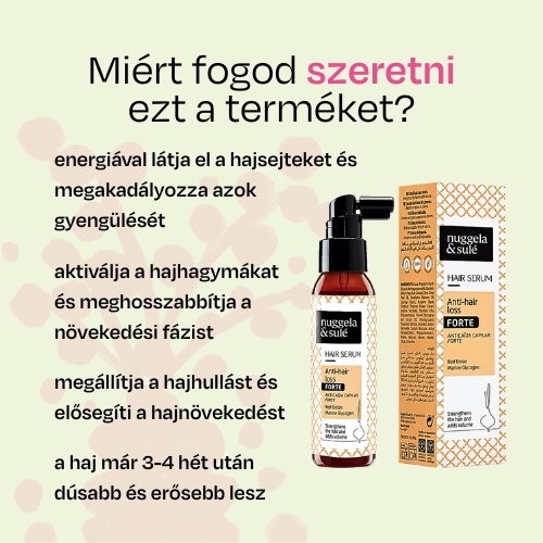 Nuggela & Sulé Forte hajhullás elleni szérum 70ml