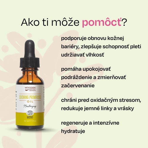 Olej z pupalky dvojročnej Wooden Spoon 30 ml