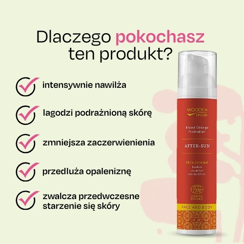 Olejek po opalaniu z czerwoną pomarańczą Wooden Spoon 100ml
