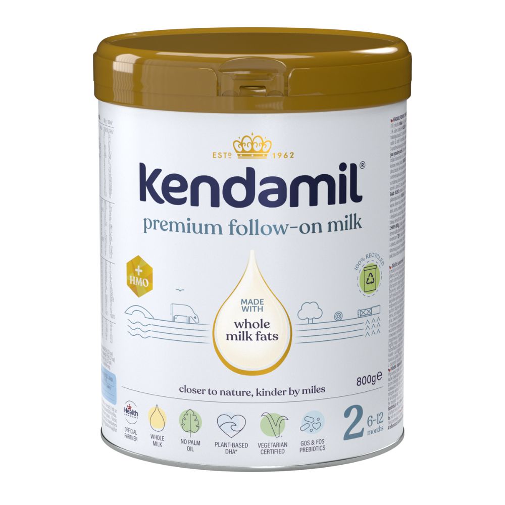 Premium pokračovací kojenecké mléko 2 HMO Kendamil 800g