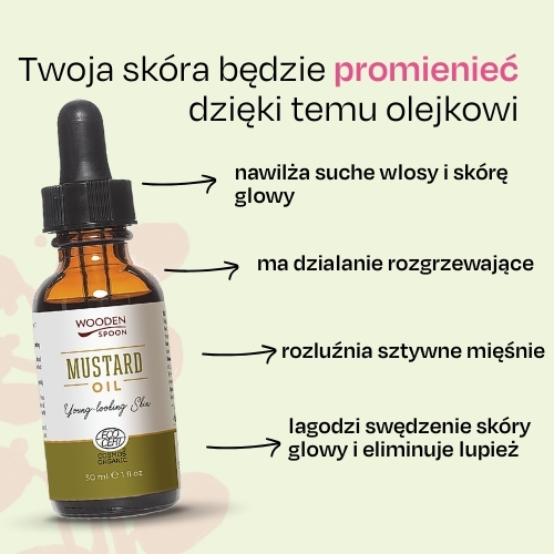 Olej z gorczycy Wooden Spoon 30 ml