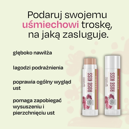 Balsam do ust Różany Pocałunek Wooden Spoon 4,3ml