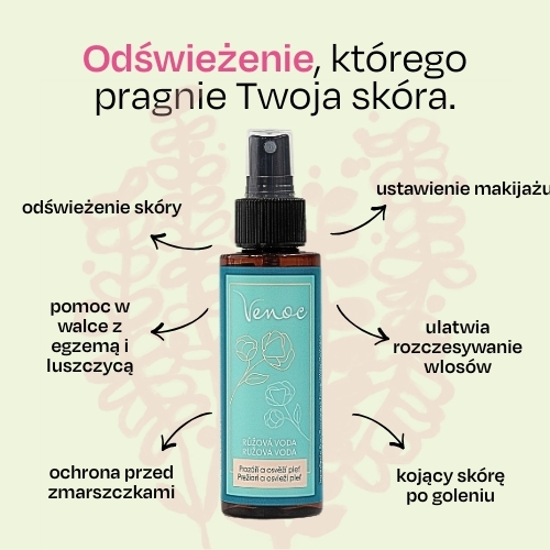 Woda różana Venoc 100ml