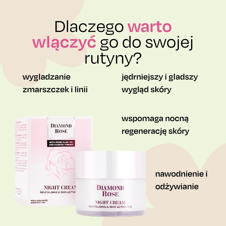 Rewitalizujący krem na noc Diamond Rose Biofresh 50 ml