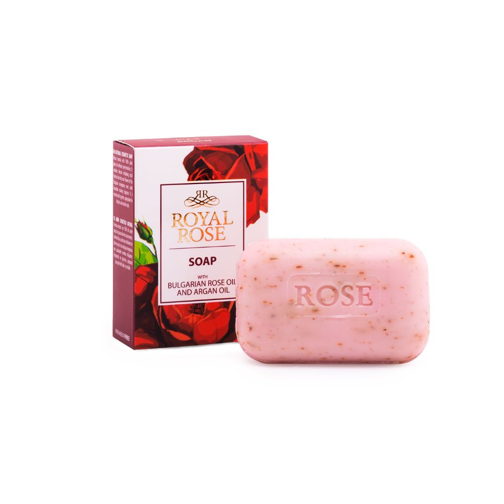 Levně Přírodní mýdlo s růžovým a arganovým olejem Royal Rose 100 g