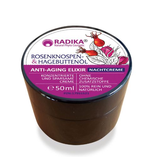 Levně Anti-Aging balzám růžové pupeny+šipky Radika Bioherba 50ml
