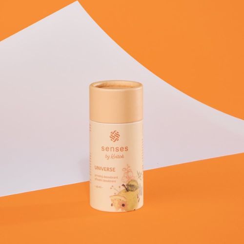 Tuhý prírodný dezodorant Universe Senses Kvitok 45ml