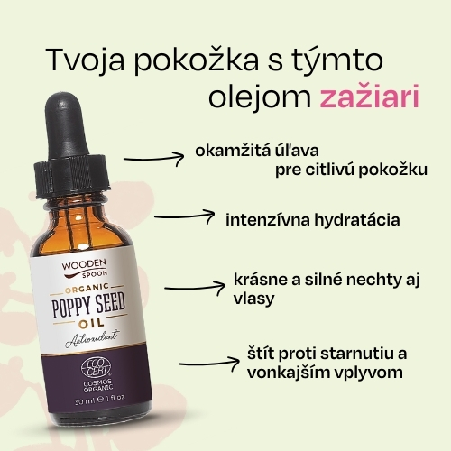 Makový olej 100% BIO Wooden Spoon 30 ml
