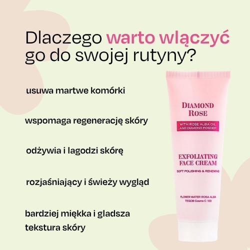 Złuszczający krem do twarzy Diamond Rose Biofresh 75 ml