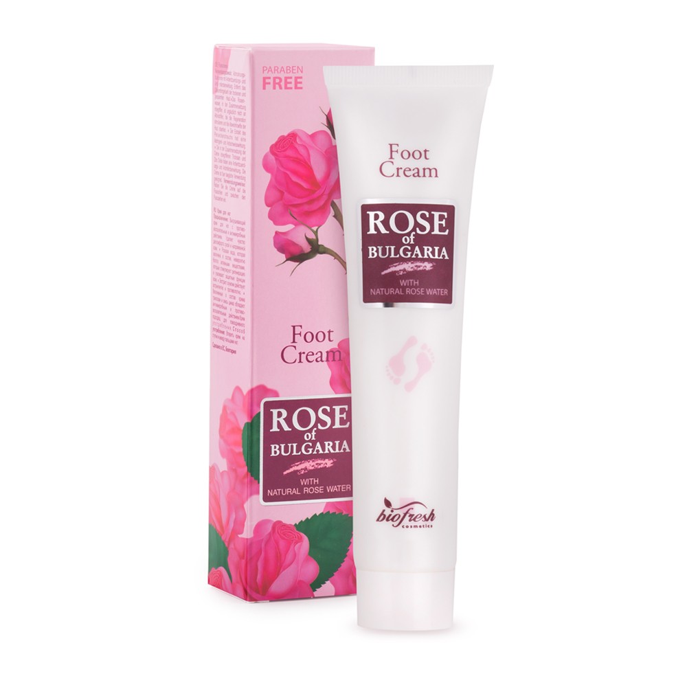 Krém na nohy z ružovej vody Rose of Bulgaria 75 ml