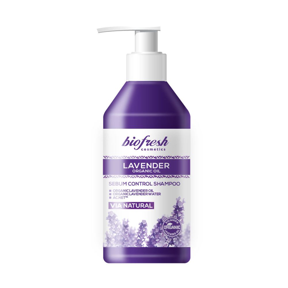 Šampón proti mastným vlasom s organickým levanduľovým olejom Lavender 300ml
