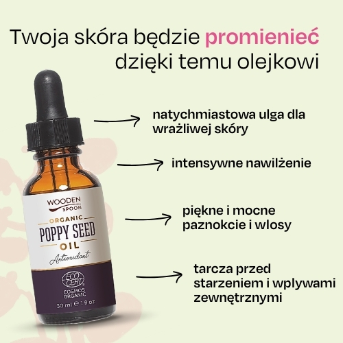 Olej makowy 100% BIO Wooden Spoon 30 ml