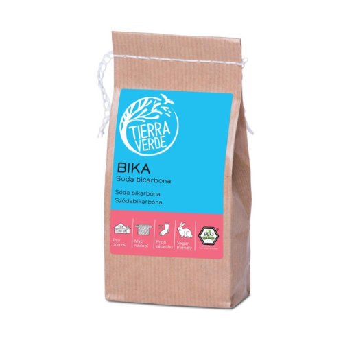 Levně Bika – soda bikarbona, hydrogenuhličitan sodný (papírový sáček) Tierra Verde 250g