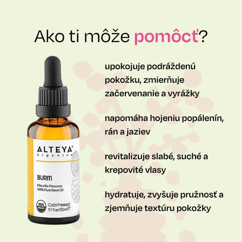 Buriti olej 100% Alteya Organics 50 ml