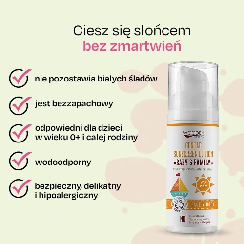 Balsam do opalania Baby & Family SPF 30 Wooden Spoon 50ml