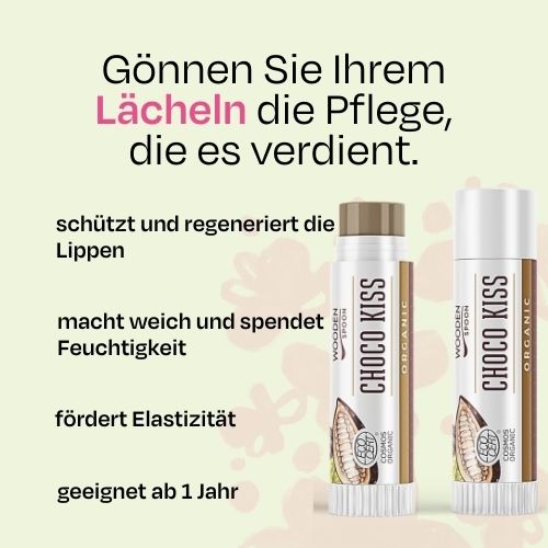Lippenpflegestift Čokoládový bozk Wooden Spoon 4,3ml