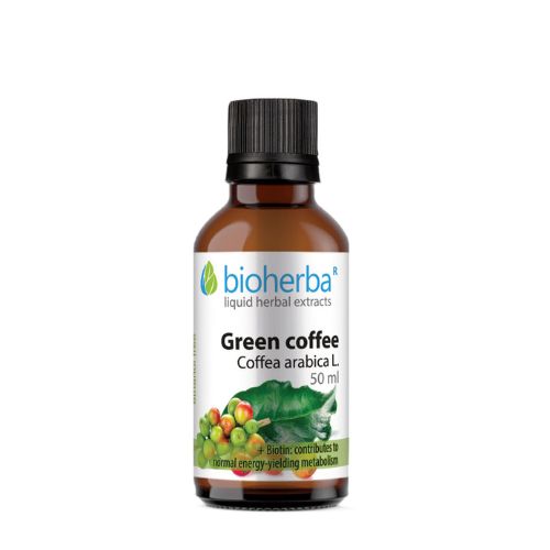 Levně Zelená káva tinktura Bioherba 50ml