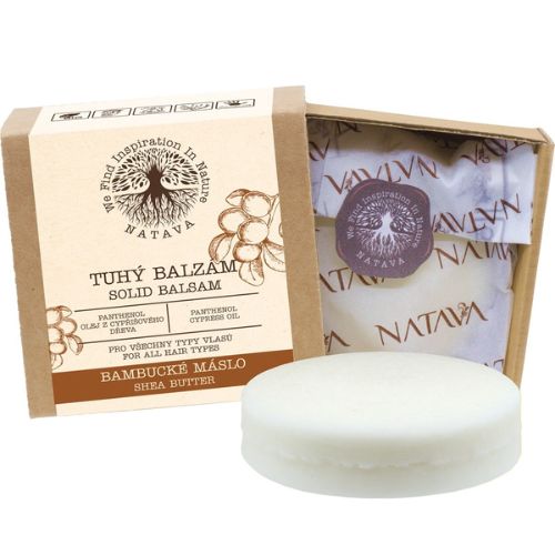 Tuhý balzam na vlasy Bambucké maslo Natava 75g