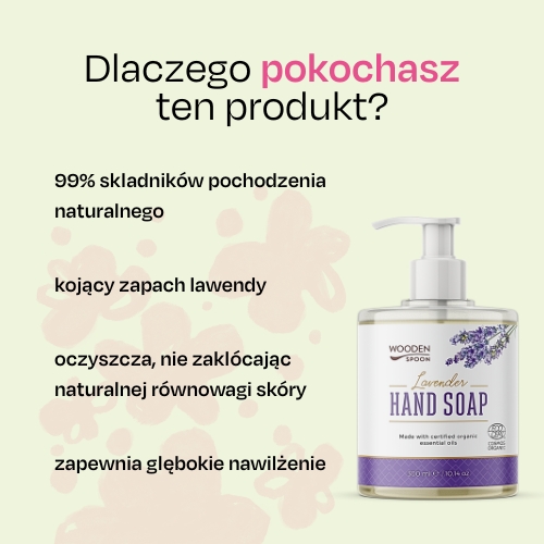 Mydło w płynie Lawenda Wooden Spoon 300ml