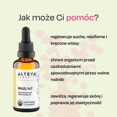Olejek z orzechów brazylijskich 100% Alteya Organics 50 ml