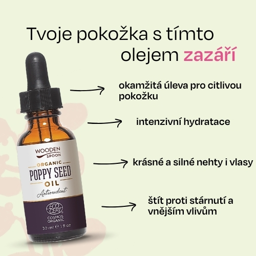 Makový olej 100% BIO Wooden Spoon 30 ml