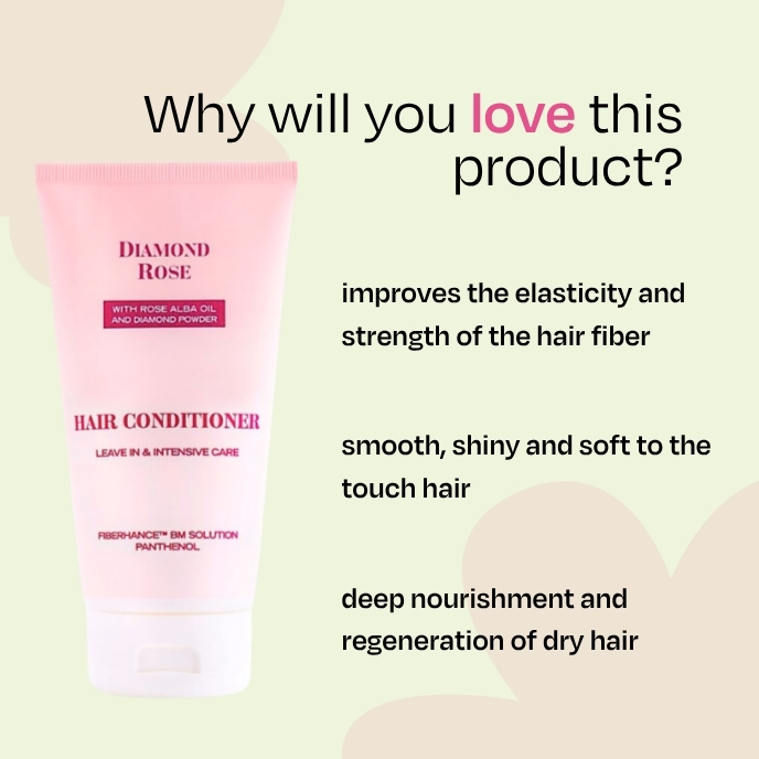 Hair conditioner Diamond Rose Biofresh 150 ml