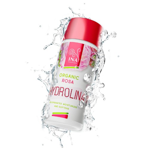 Levně Organická růžová voda pro suchou pokožku Hydrolina Ina Essential 150ml