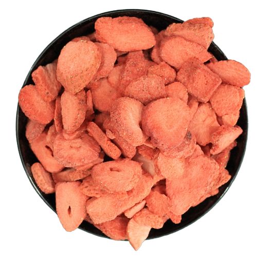 Jahody lyofilizované plátky a zlomky 100 g