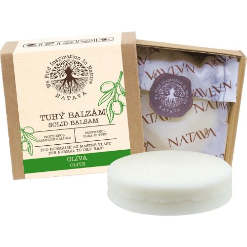 Tuhý balzam na mastné vlasy Oliva Natava 75g