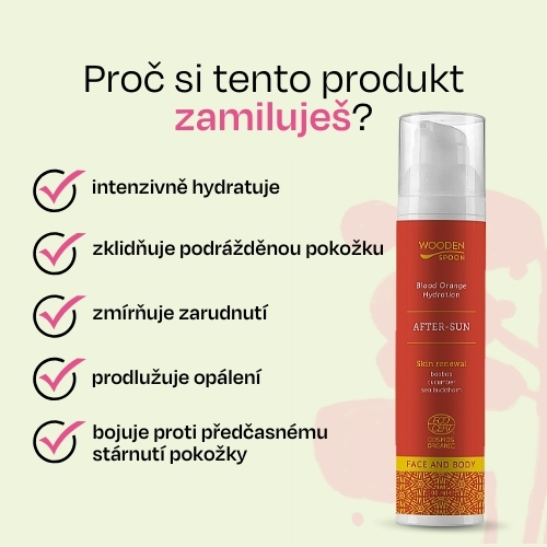 Olej po opalování s červeným pomerančem Wooden Spoon 100ml