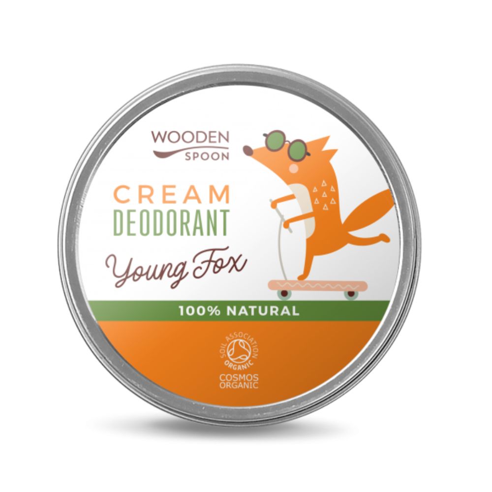 Prírodný krémový deodorant "Young fox" WoodenSpoon 60 ml