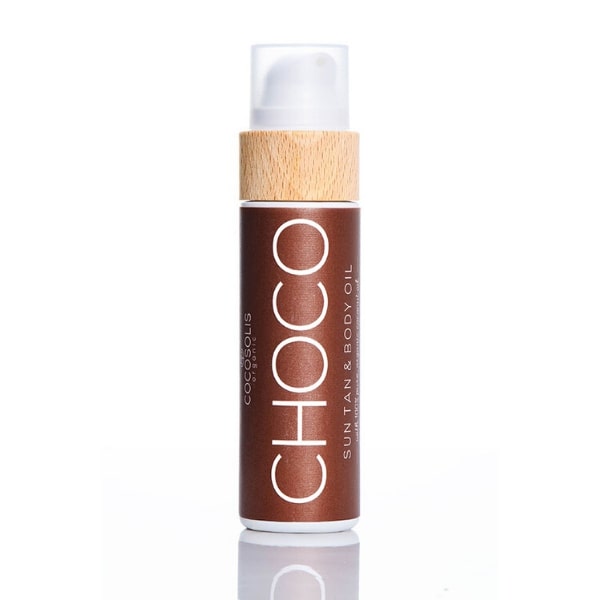 COCOSOLIS CHOCO ošetrujúci a opaľovací olej bez ochranného faktoru s vôňou Chocolate 110 ml