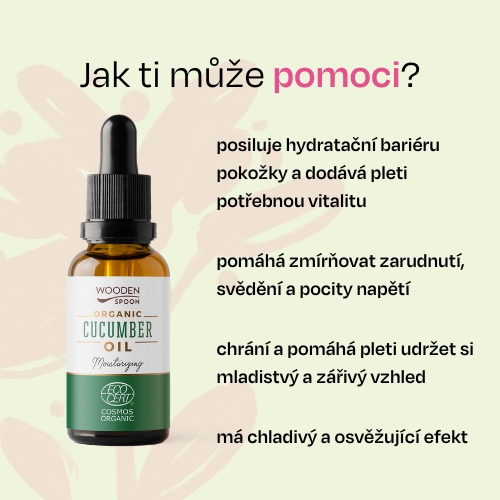 Okurkový olej Wooden Spoon 10ml