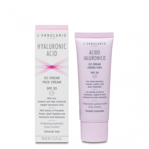 KYSELINA HYALURONOVÁ Pleťový CC krém odtieň karamel SPF20 L´Erbolario 50 ml