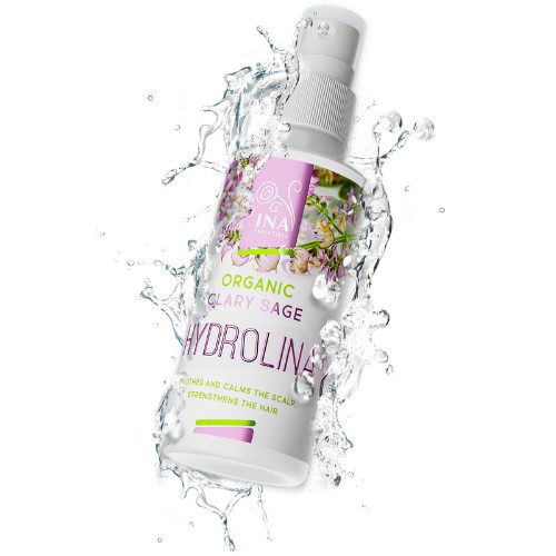 Levně Organická šalvějová voda proti lupům a svědění pokožky Hydrolina Ina Essential 150ml