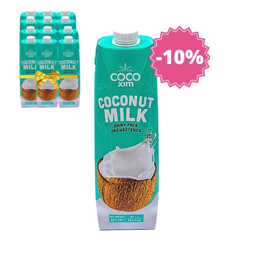 XL balenie - Kokosové mlieko na varenie bez konzervantov COCOXIM 12x1000 ml