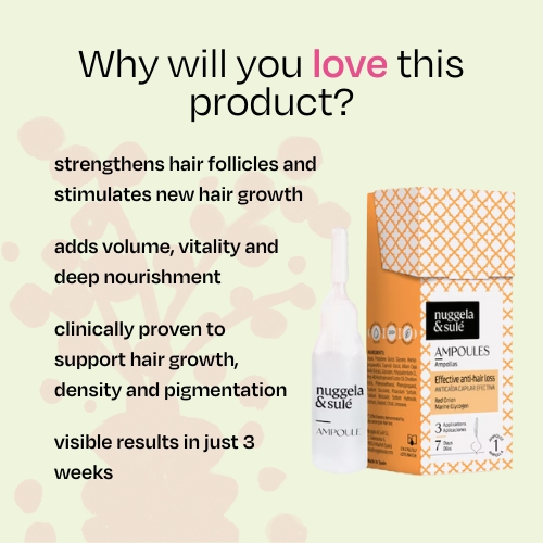 Effective ampoule against hair loss Nuggela & Sulé 10ml