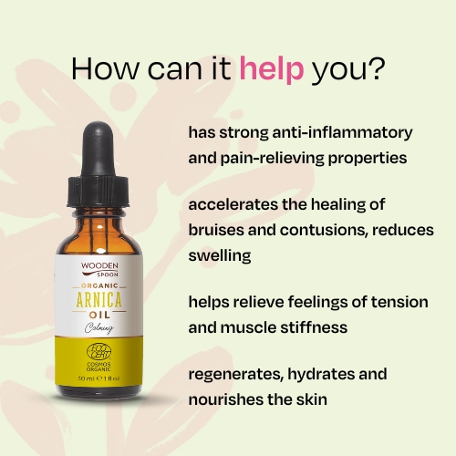 Arnica Oil Wooden Spoon 30 ml