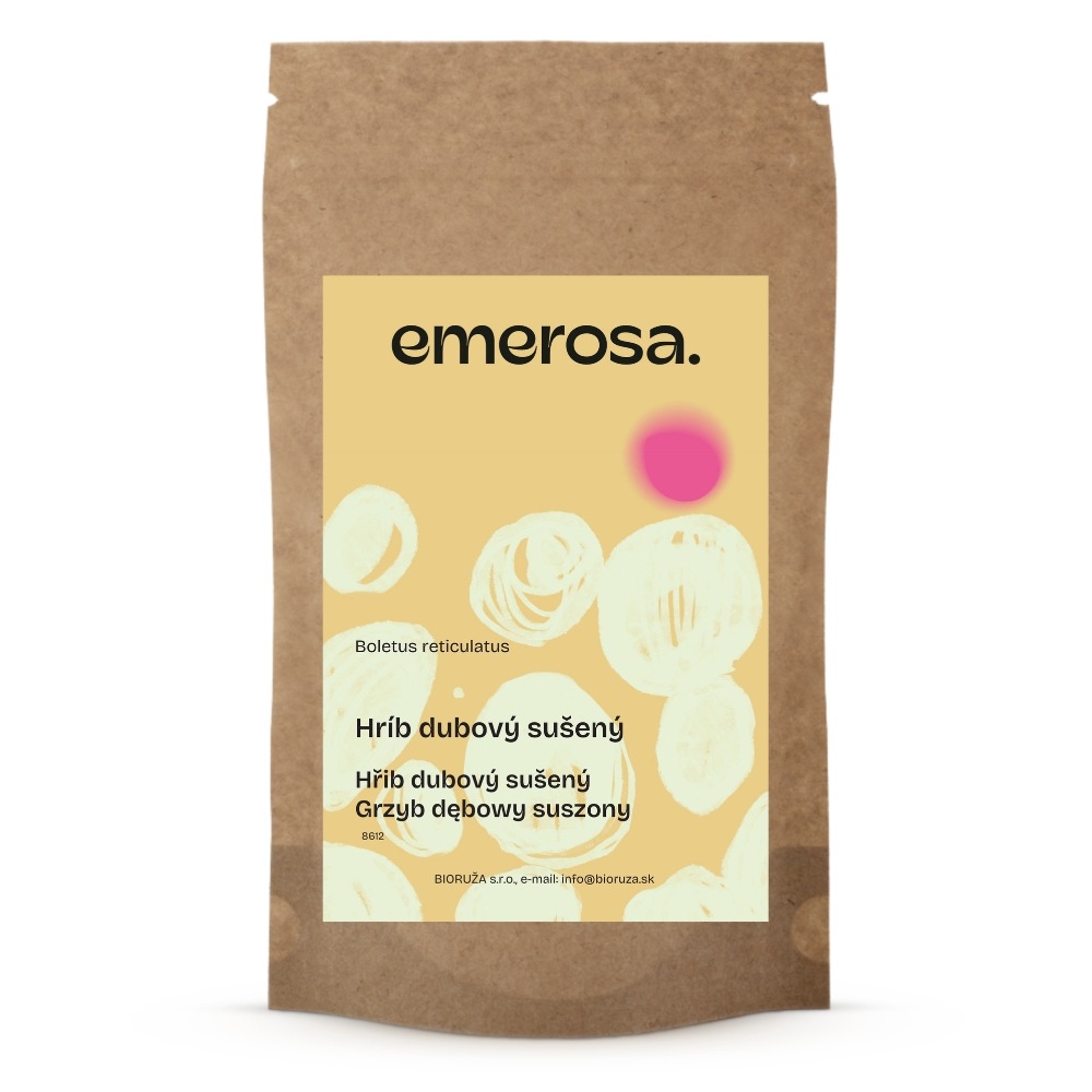 Hríb dubový sušený 3. trieda kvality - Boletus reticulatus Emerosa 50 g