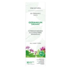 Šampon s BIO Geranium posilující Via natural 250ml