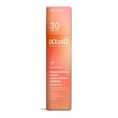 Tónující třpytivý hydratační krém SPF 30 ATTITUDE Oceanly 30g