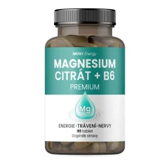 Magnézium-citrát 100 mg + B6 MOVit 90 tabletta